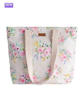 100% Cotton Canvas Tote Bag Reusable Shoulder Grocery Bag